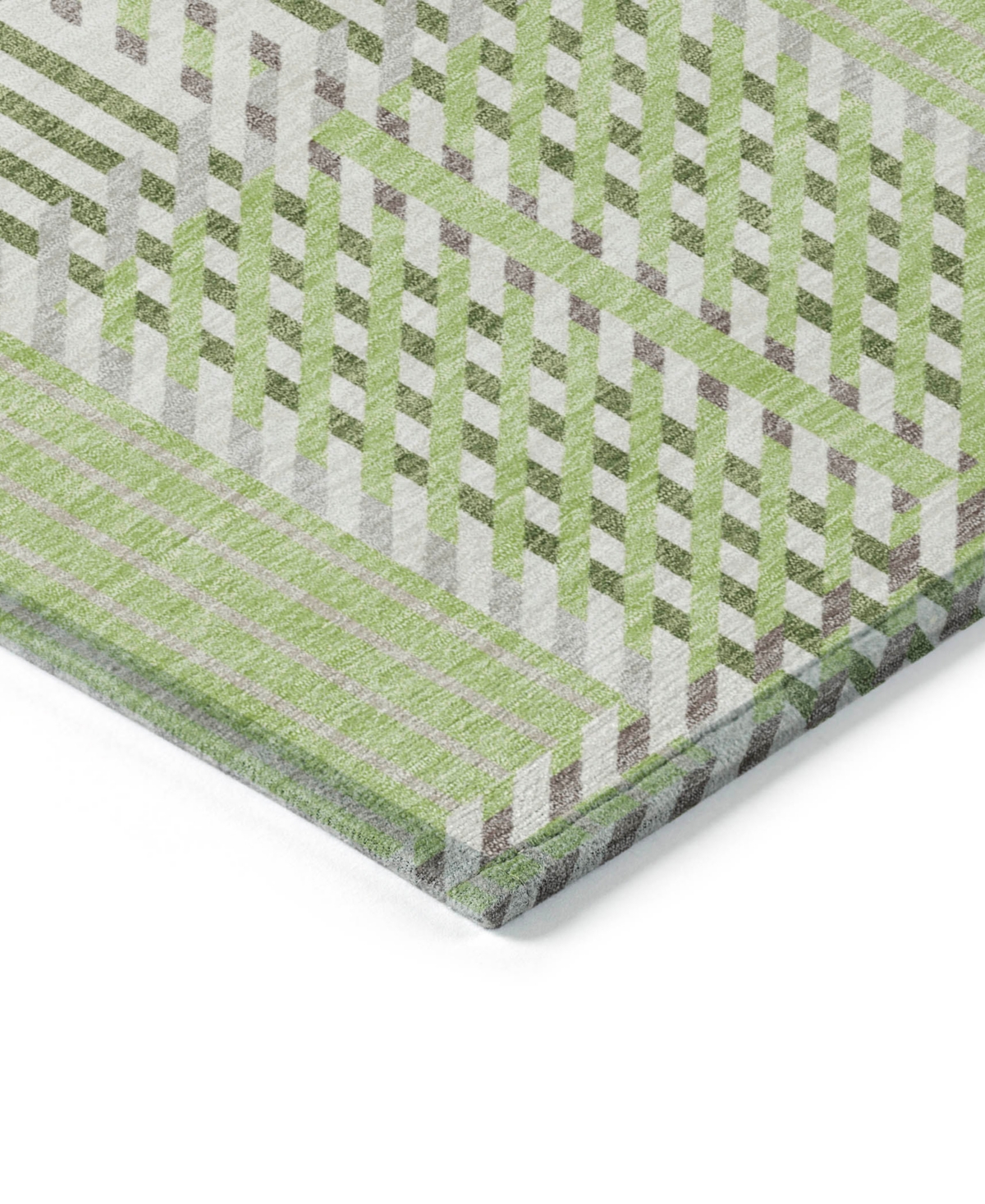 Addison Chantille Mahine Washable Acn1000 8'x10' Area Rug In Grass