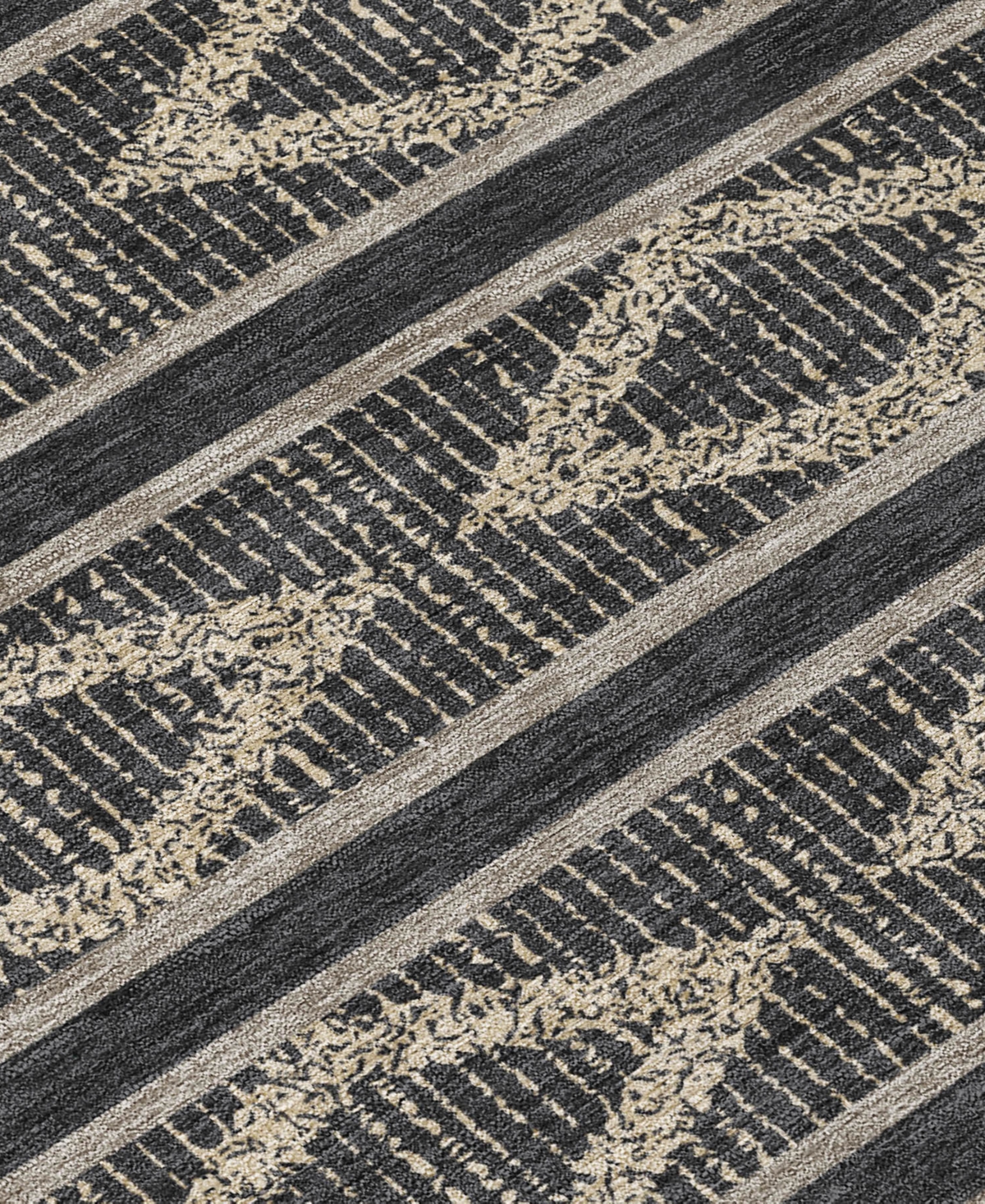 Addison Chantille Machine Washable Acn1029 3'x5' Area Rug In Black