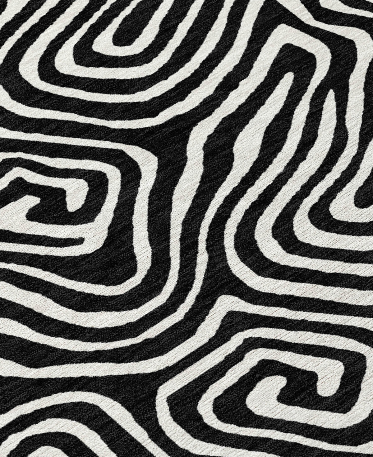 Addison Chantille Mahine Washable Acn1030 8'x10' Area Rug In Black