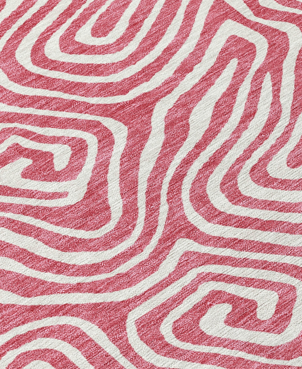 Addison Chantille Mahine Washable Acn1030 8'x10' Area Rug In Rose