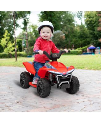 Kids ATV Quad, 6V Ride On Toy with Rechargeable Battery,