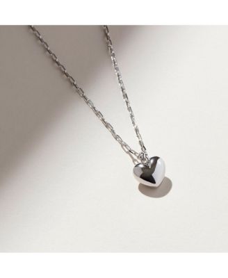 Puffed Heart Necklace - Lev