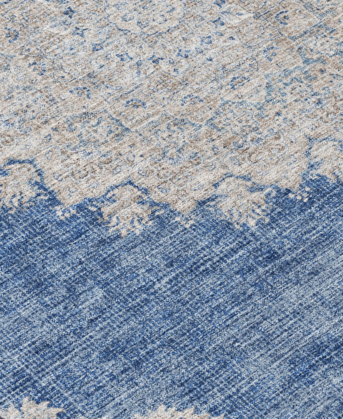 Addison Chantille Machine Washable Acn1003 2'3''x7'6'' Runner Area Rug In Navy