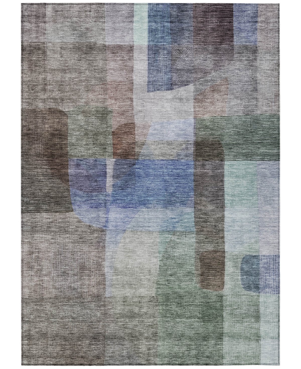Addison Chantille Machine Washable Acn1113 2'6''x3'10'' Area Rug In Brown