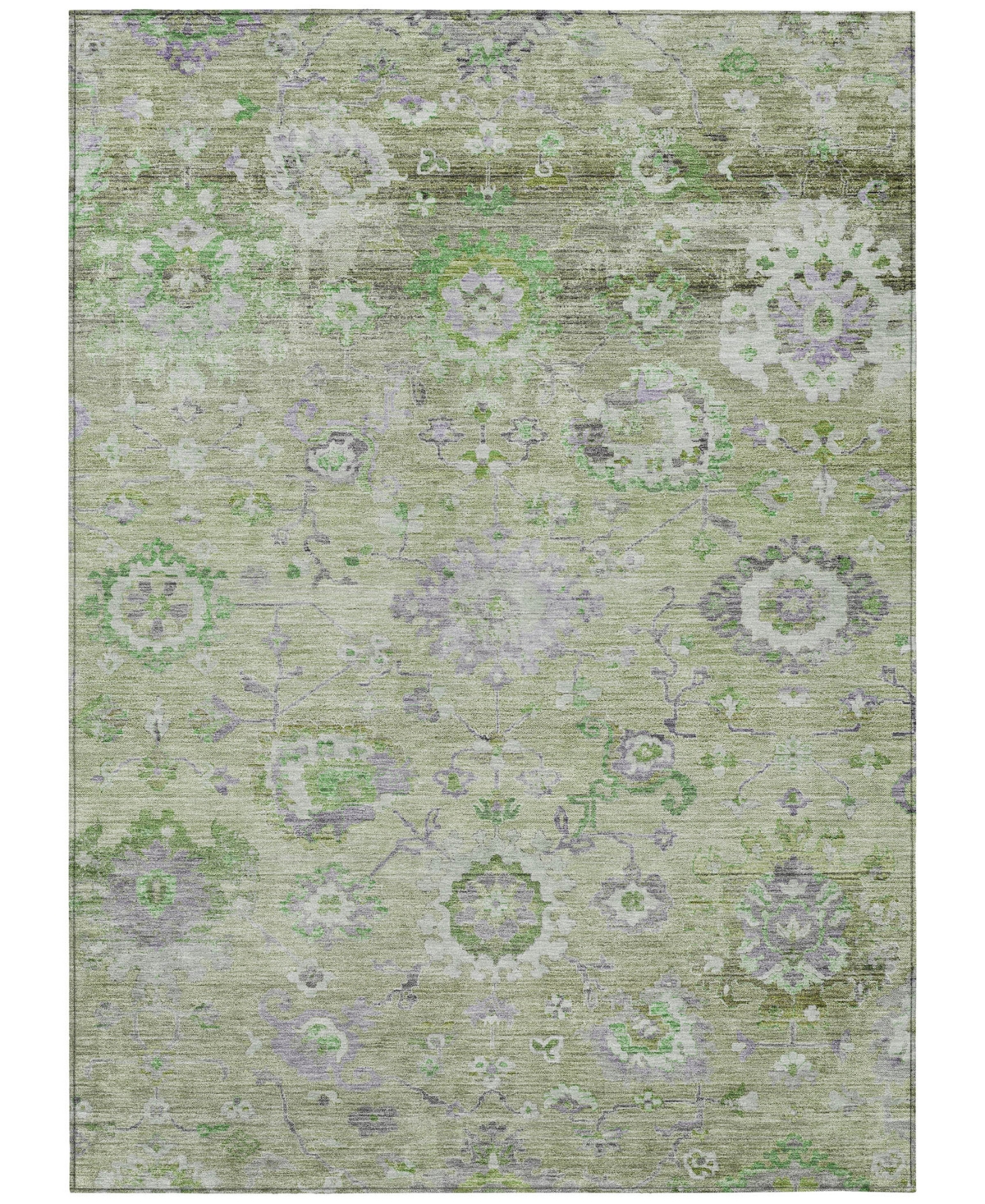 Addison Chantille Machine Washable Acn1107 5'x7'6" Area Rug In Mint