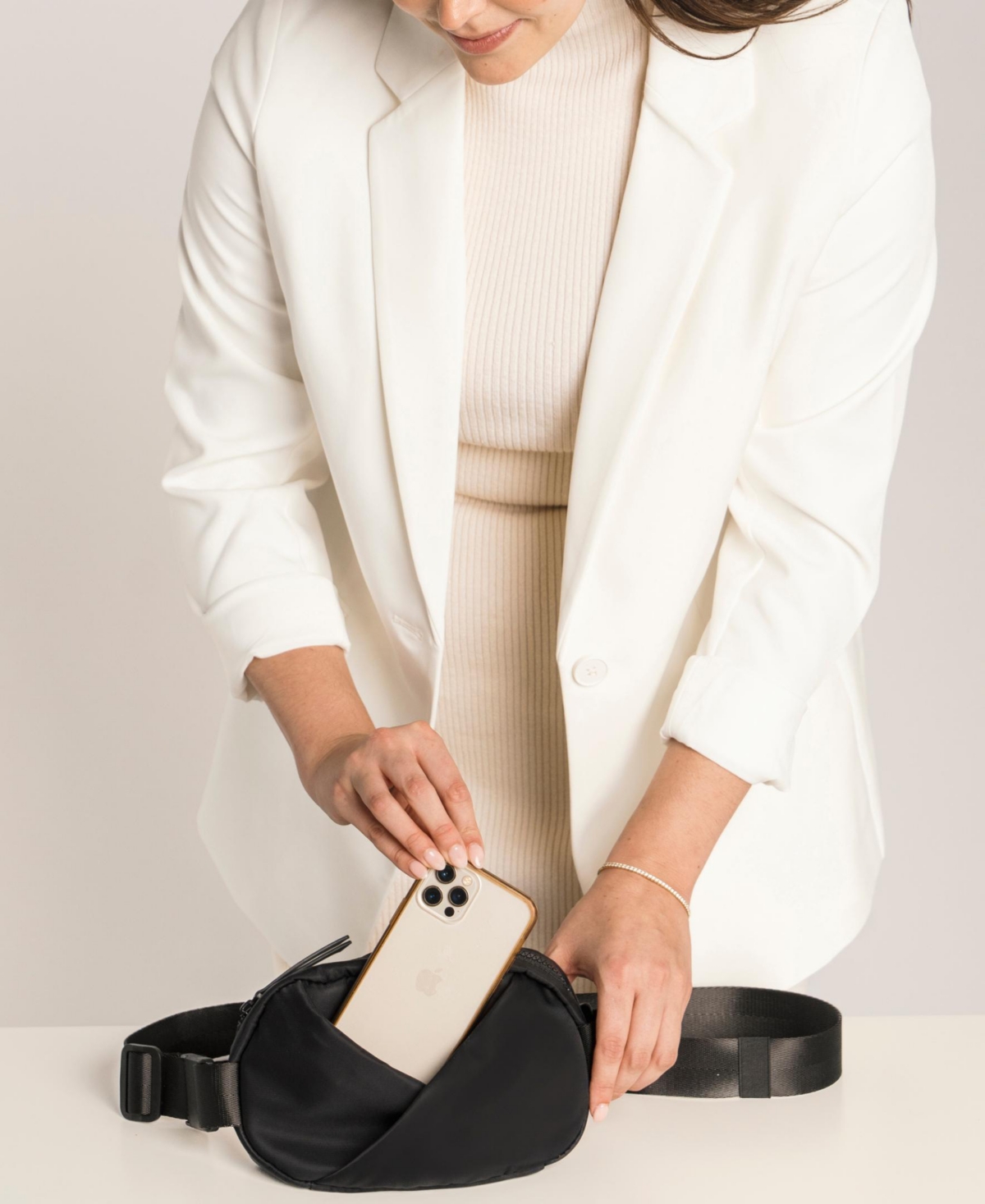 Lux and Nyx Origami Sling Belt Bag