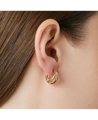 Ana Luisa Double Hoop Earrings - Scarlett