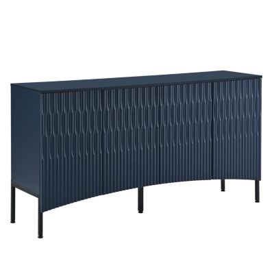 Streamdale Elegant Curved Door Sideboard for Modern Spaces