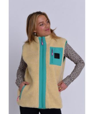 Women's Method Sherpa Vest Dusky Pink