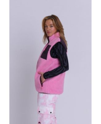 Women's Method Sherpa Vest Dusky Pink