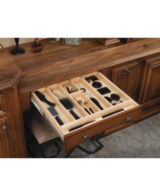 Trim-to-Fit Shallow Drawer Organizer, 23.98 x 21.97 In, 4WUT-3SH