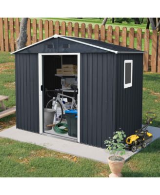 Streamdale 8ft x 4ft Metal Outdoor Storage Shed