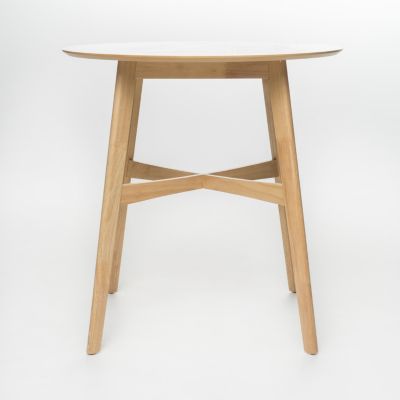 Natural Oak Counter Height Round Dining Table