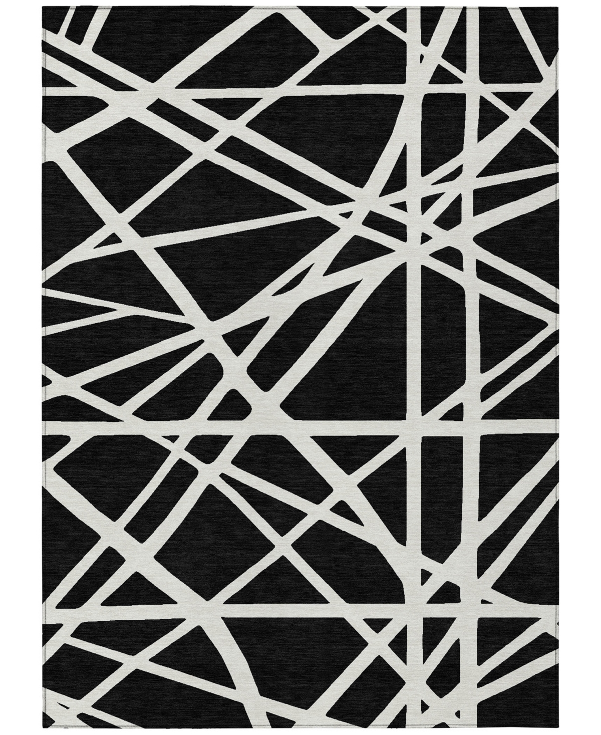 Addison Chantille Machine Washable Acn1040 3'x5' Area Rug In Black