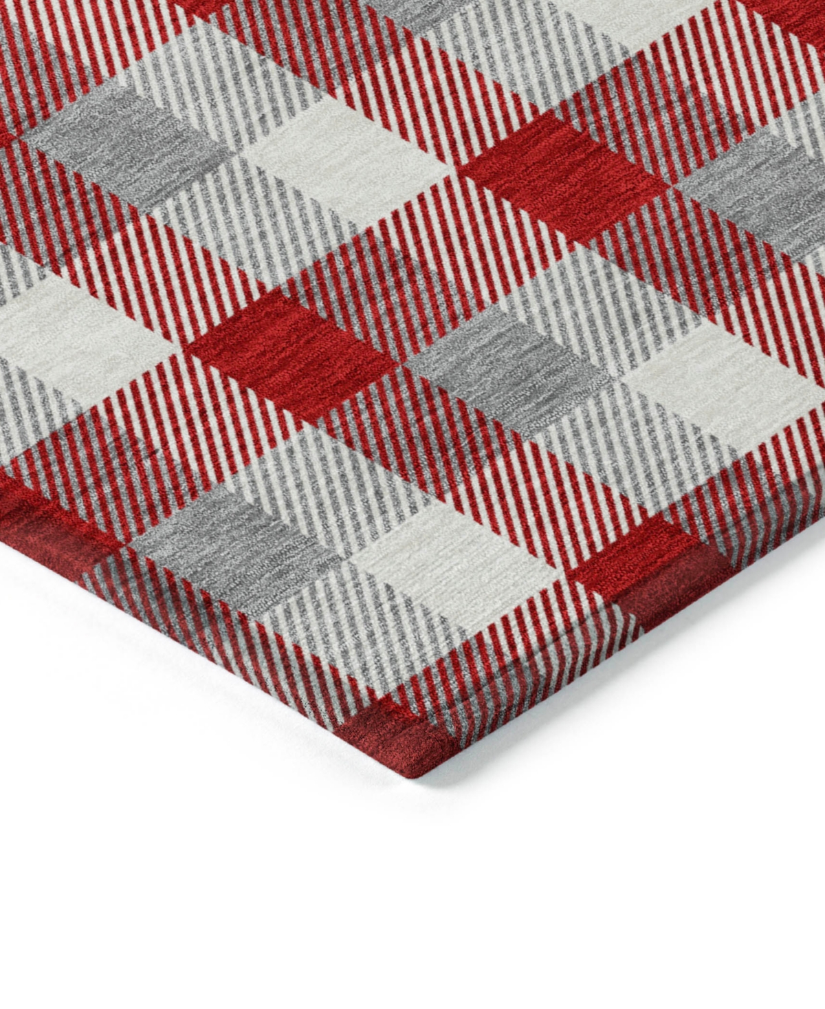 Addison Chantille Mahine Washable Acn1053 9'x12' Area Rug In Red