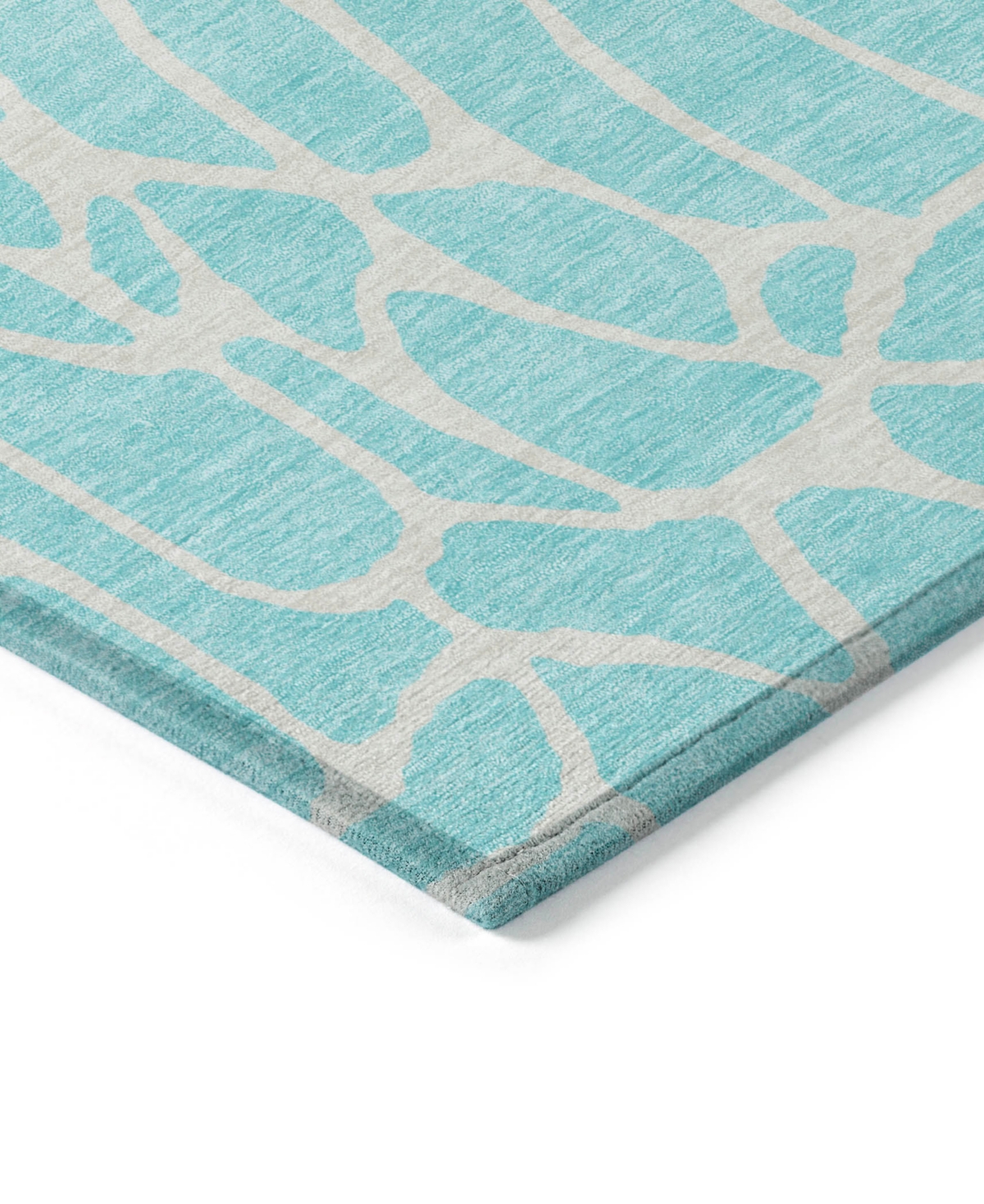 Addison Chantille Machine Washable Acn1024 10'x14' Area Rug In Aqua