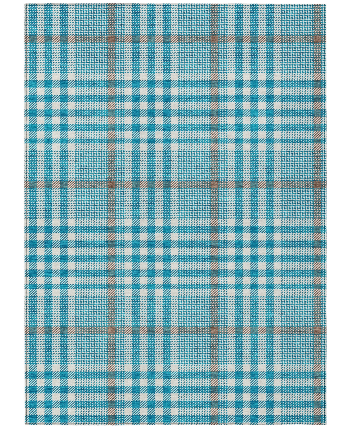 Addison Chantille Mahine Washable Acn1054 8'x10' Area Rug In Teal