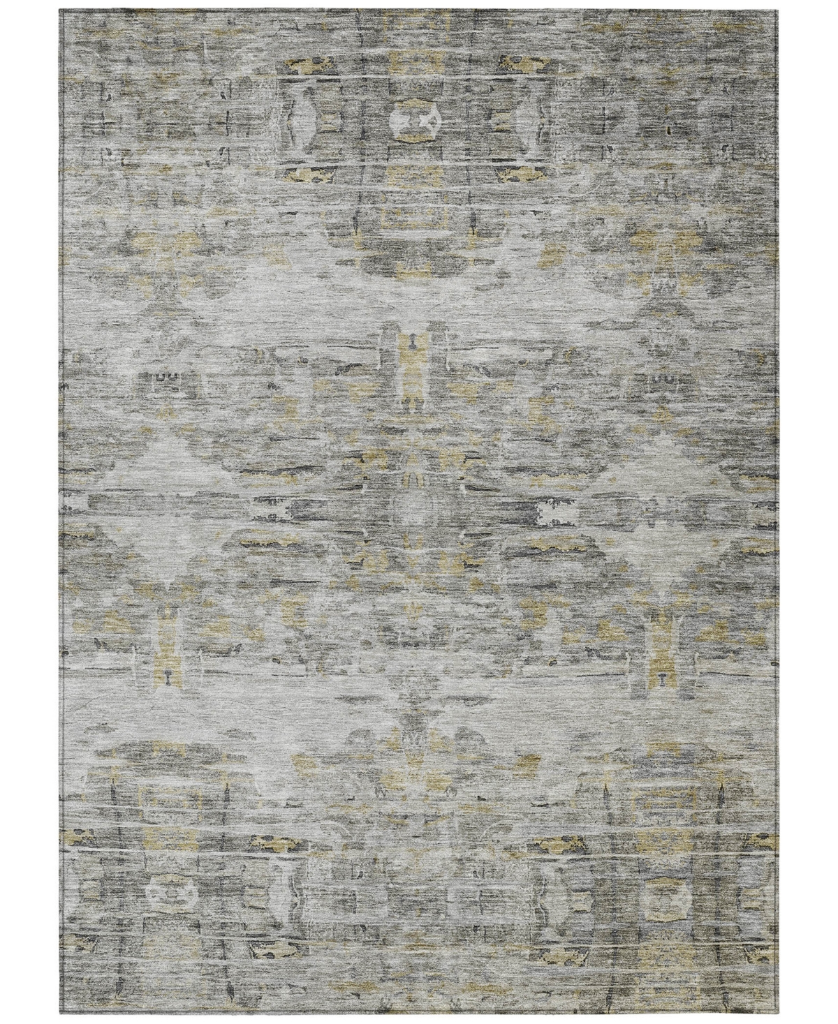 Addison Chantille Machine Washable Acn1112 9'x12' Area Rug In Gray