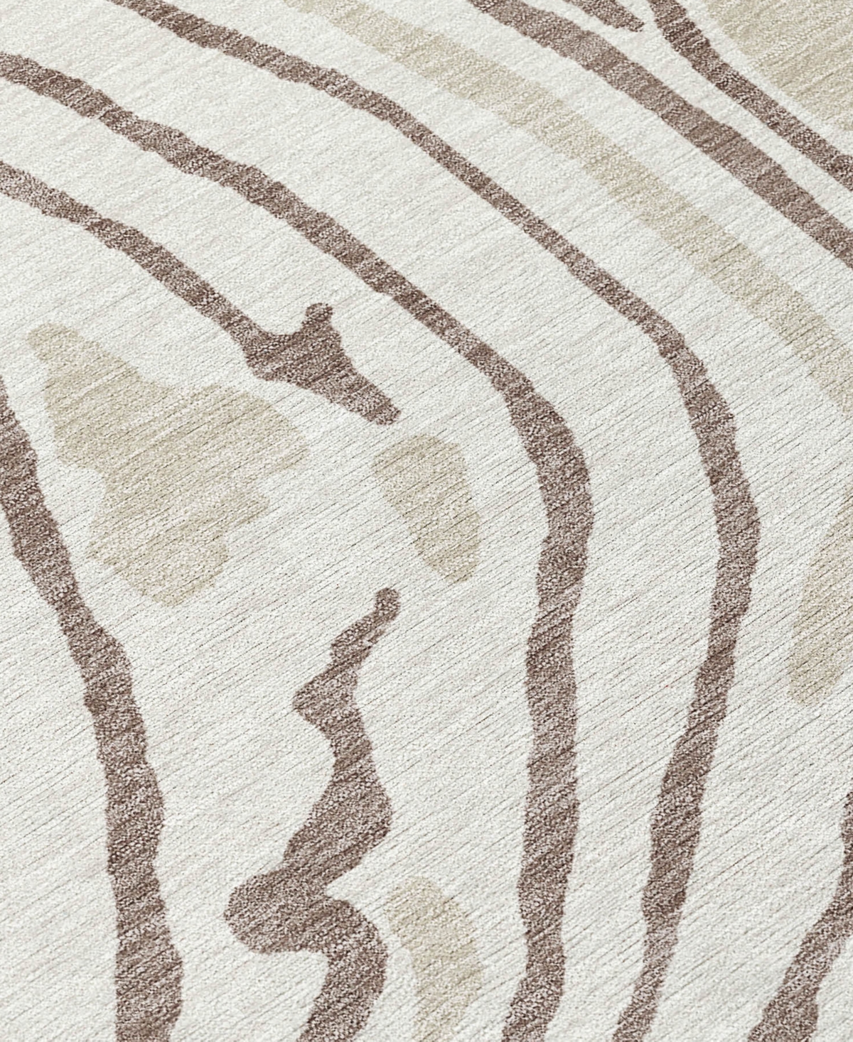 Addison Chantille Mahine Washable Acn1051 5'x7'6 Area Rug In Taupe
