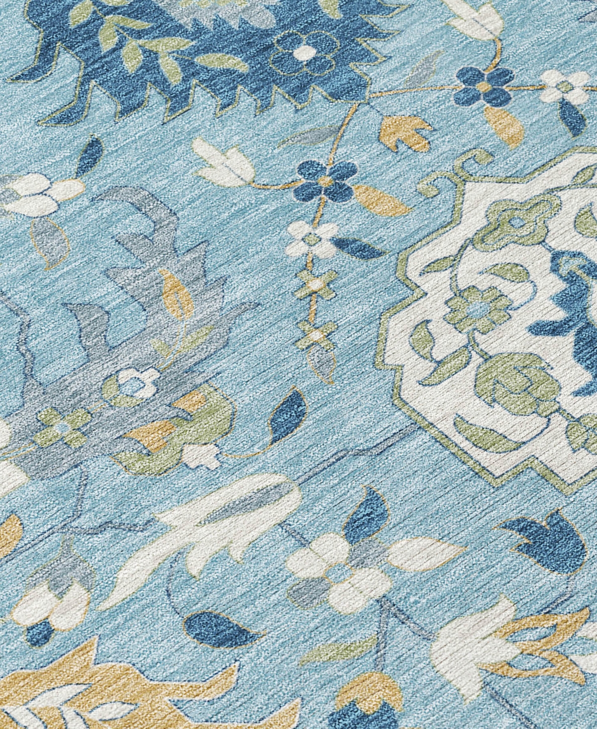 Addison Chantille Machine Washable Acn1026 5'x7'6 Area Rug In Mist