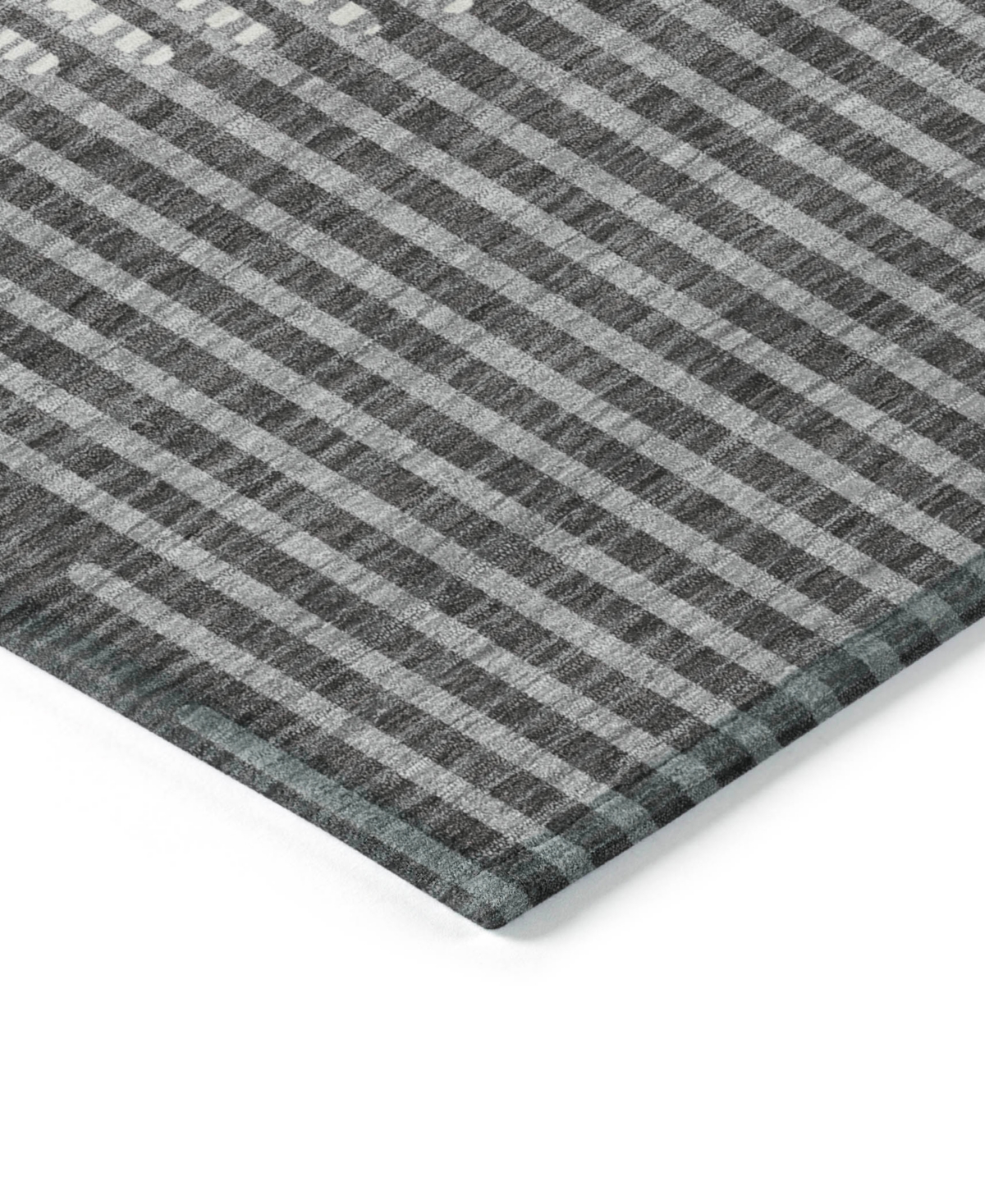 Addison Chantille Mahine Washable Acn1001 3'x5' Area Rug In Charcoal