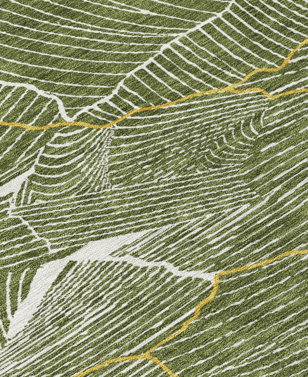 Addison Chantille Mahine Washable Acn1048 2'3"x7'6" Runner Area Rug In Olive