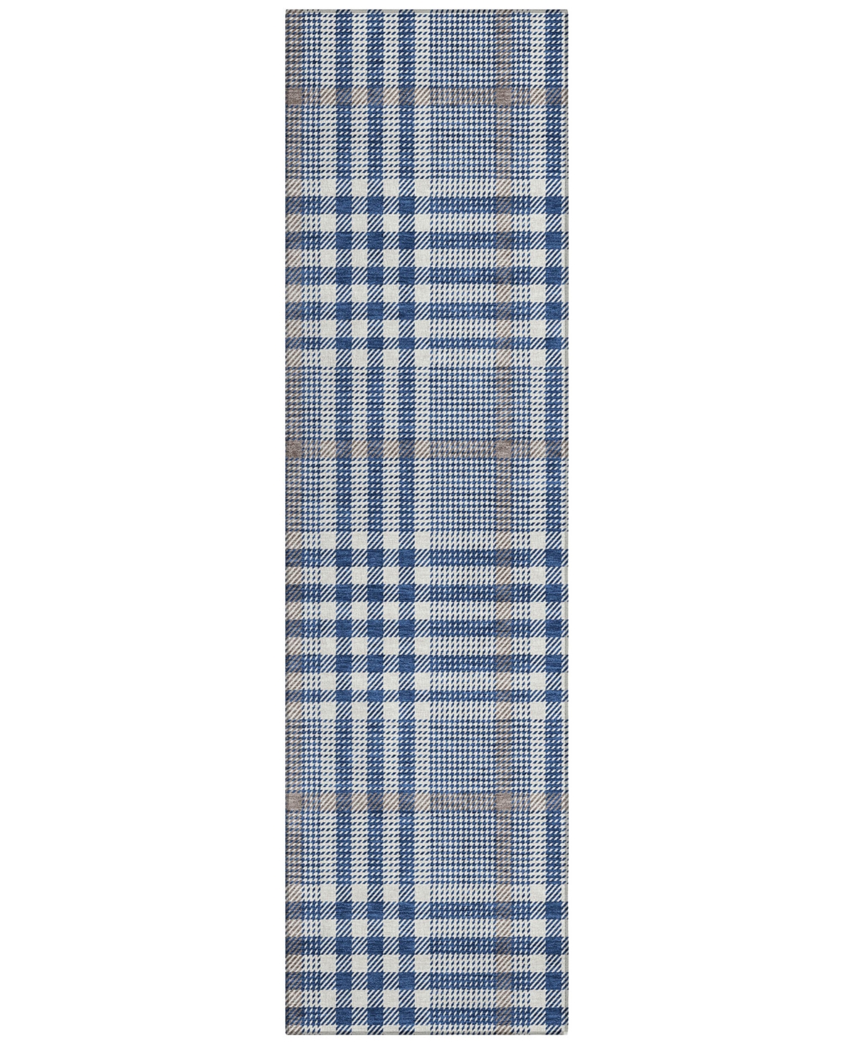 Addison Chantille Mahine Washable Acn1054 2'3"x7'6" Runner Area Rug In Navy