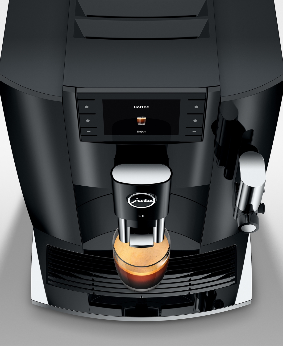 Jura E8 Automatic Coffee Machine In Piano Black
