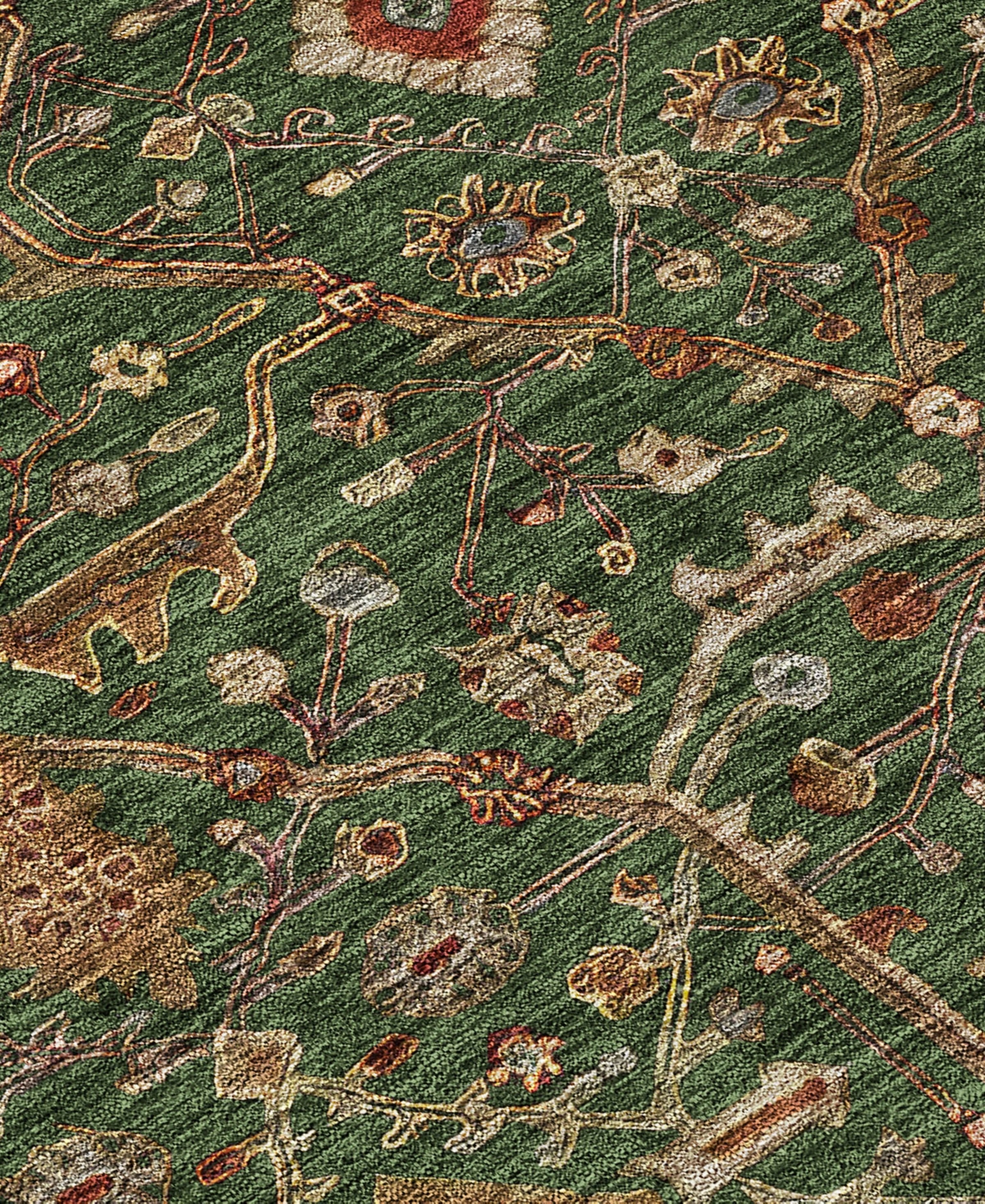 Addison Chantille Machine Washable Acn1130 5'x7'6" Area Rug In Jade