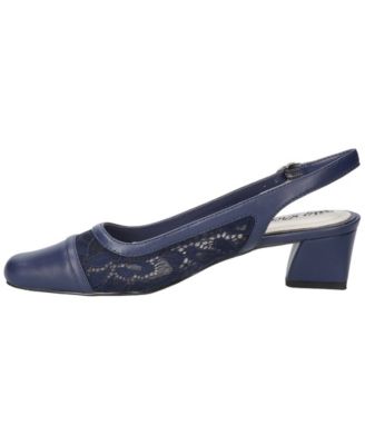 Women's Fortune Square Toe Slingback Pumps