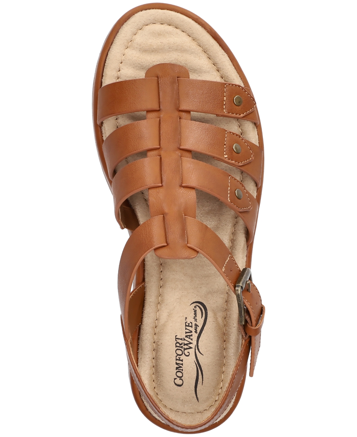 EASY STREET WOMEN'S CHIRP GLADIATOR BUCKLE SANDALS 