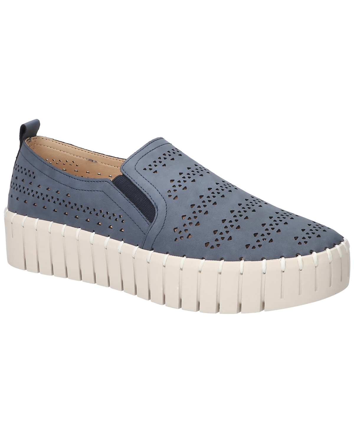 EASY STREET WOMEN'S PEPPY SLIP-ON PLATFORM SNEAKERS 