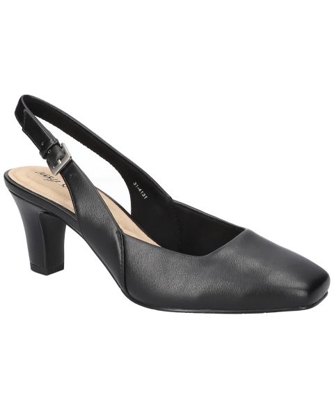 Женские туфли Easy Street Ritsa Square Toe Slingback, цвет: Чёрный