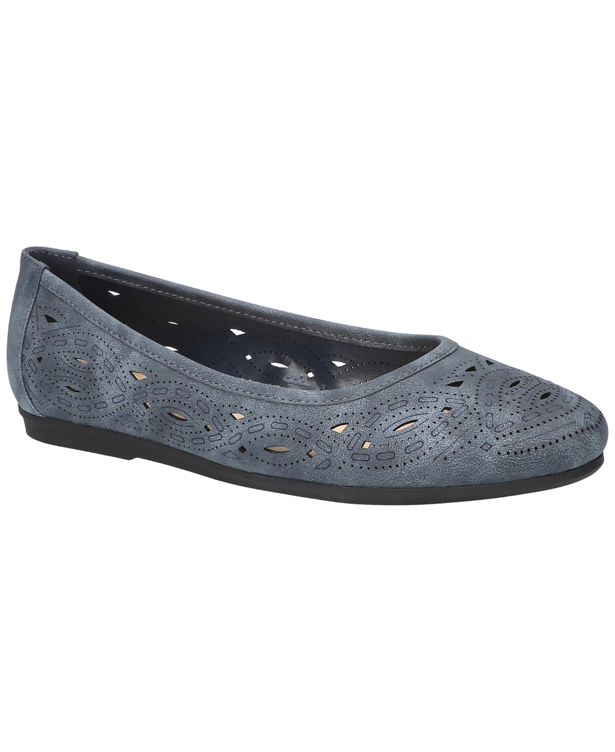 EASY STREET WOMEN'S JACKIE SLIP-ON BALLET FLATS 