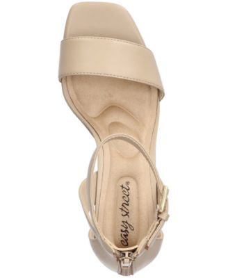 Ro Square Toe Heeled Sandals