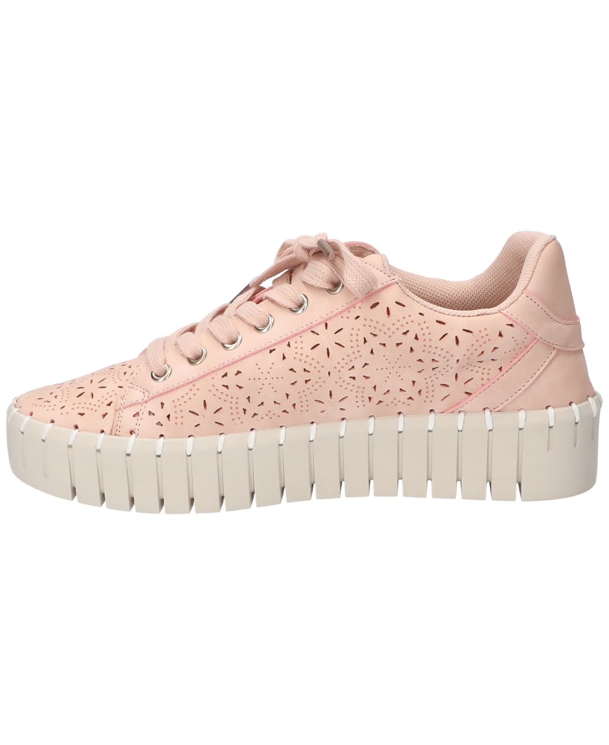 Shop Easy Street Women's Retta Comfort Platform Sneakers In Blush