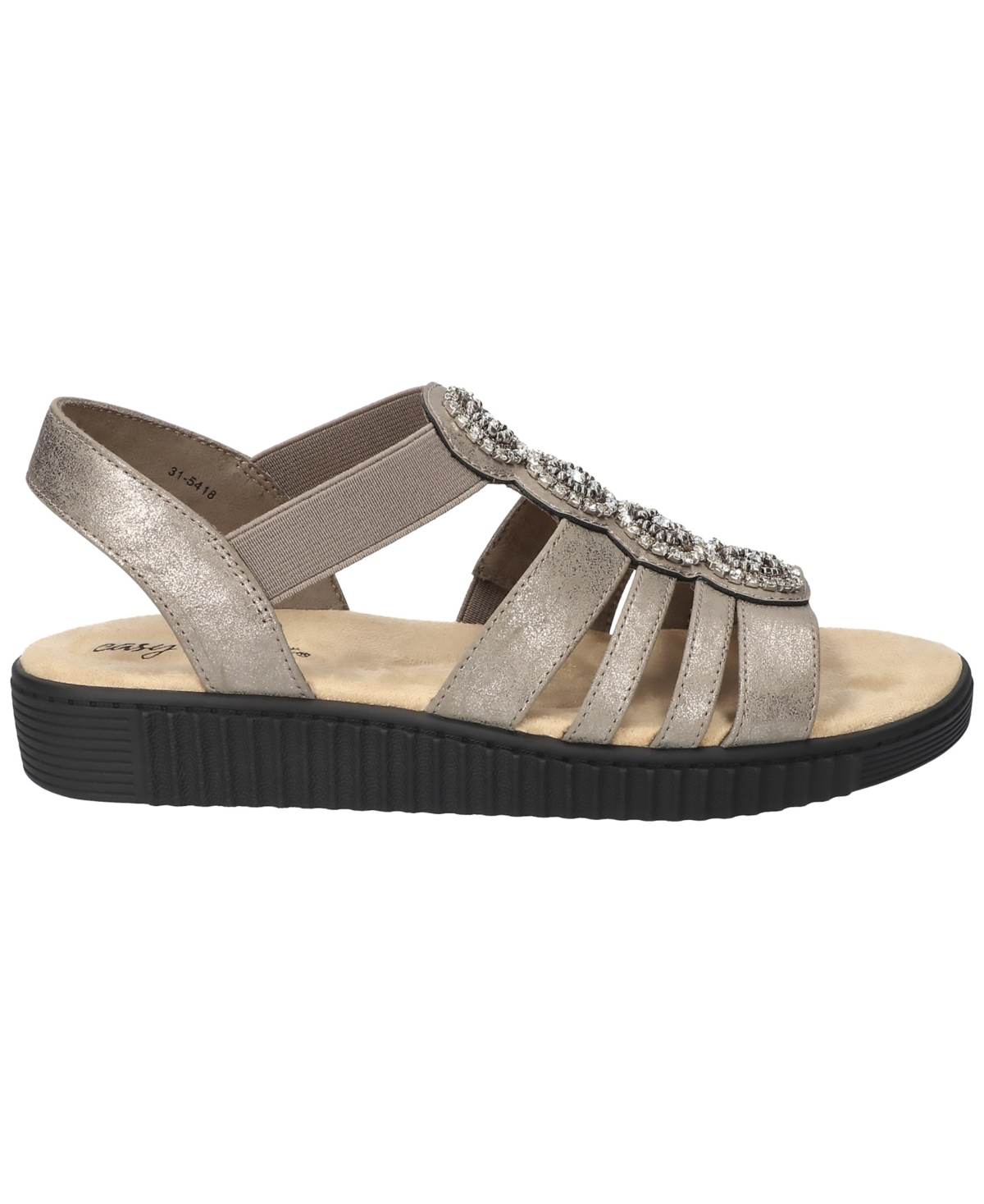 EASY STREET WOMEN'S SAMIRA SLIP-ON PLATFORM SANDALS 