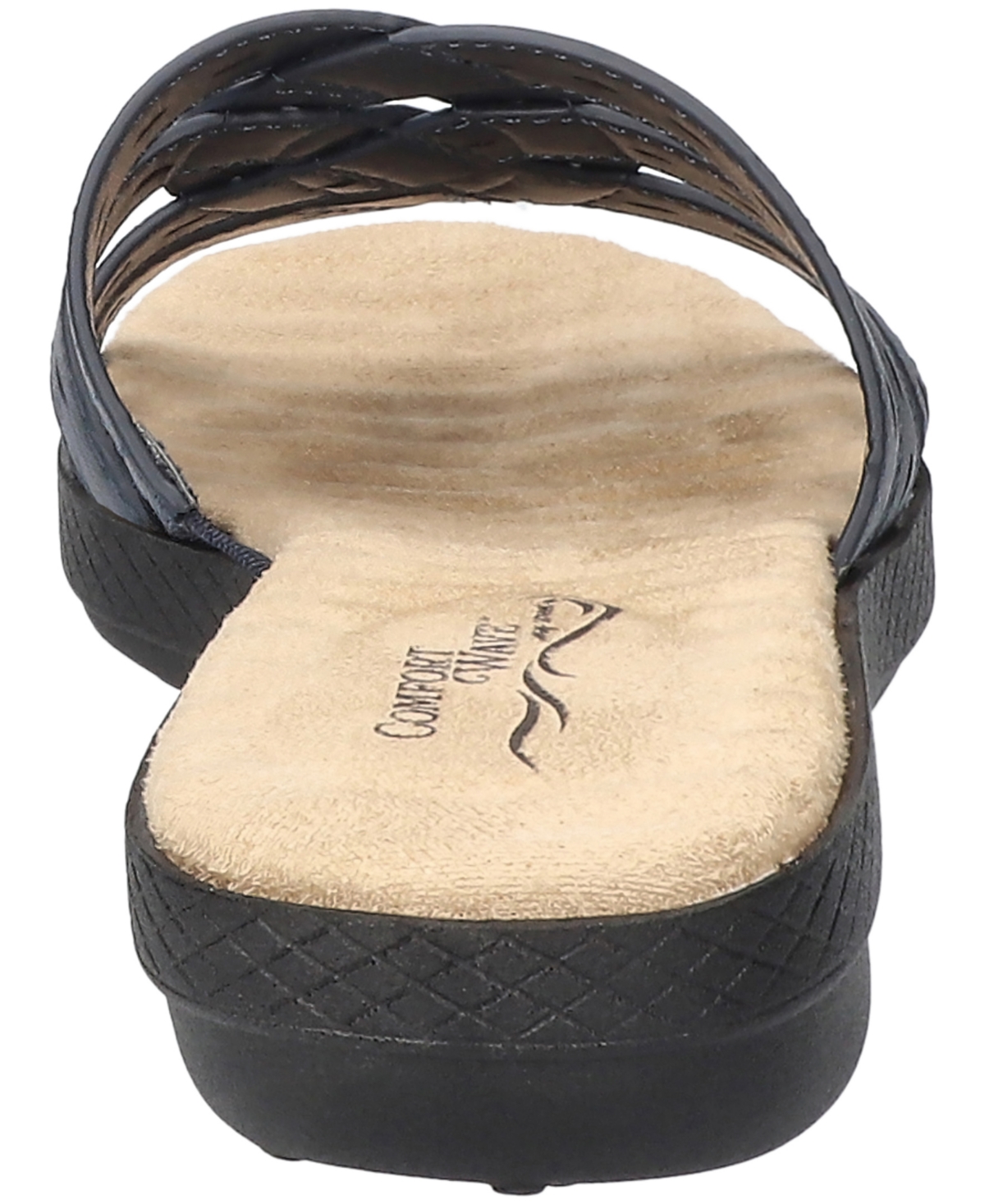 Shop Easy Street Women's Cammie Slide Slip-on Sandals In Navy