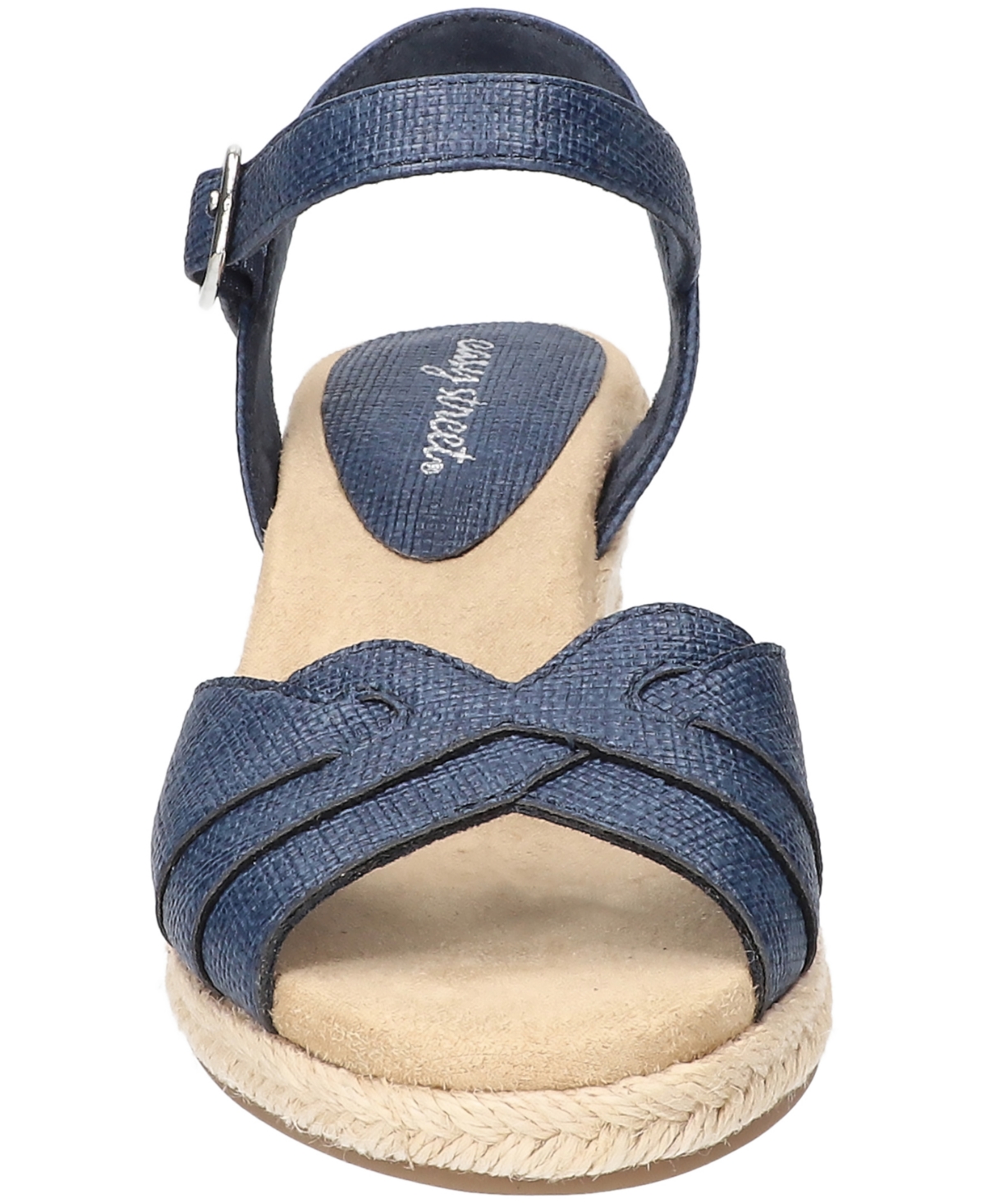 EASY STREET WOMEN'S MIRAMAR ESPADRILLE WEDGE HEEL SANDALS 