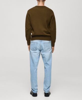 Men's Wool-Blend Knit Sweater