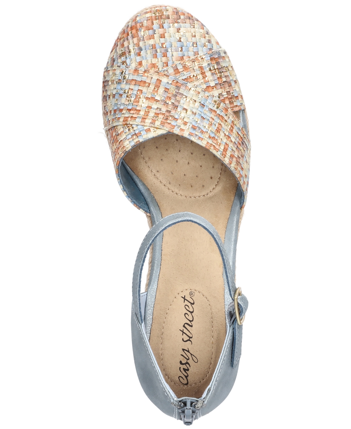 EASY STREET WOMEN'S COAST ESPADRILLE WEDGE SANDALS 