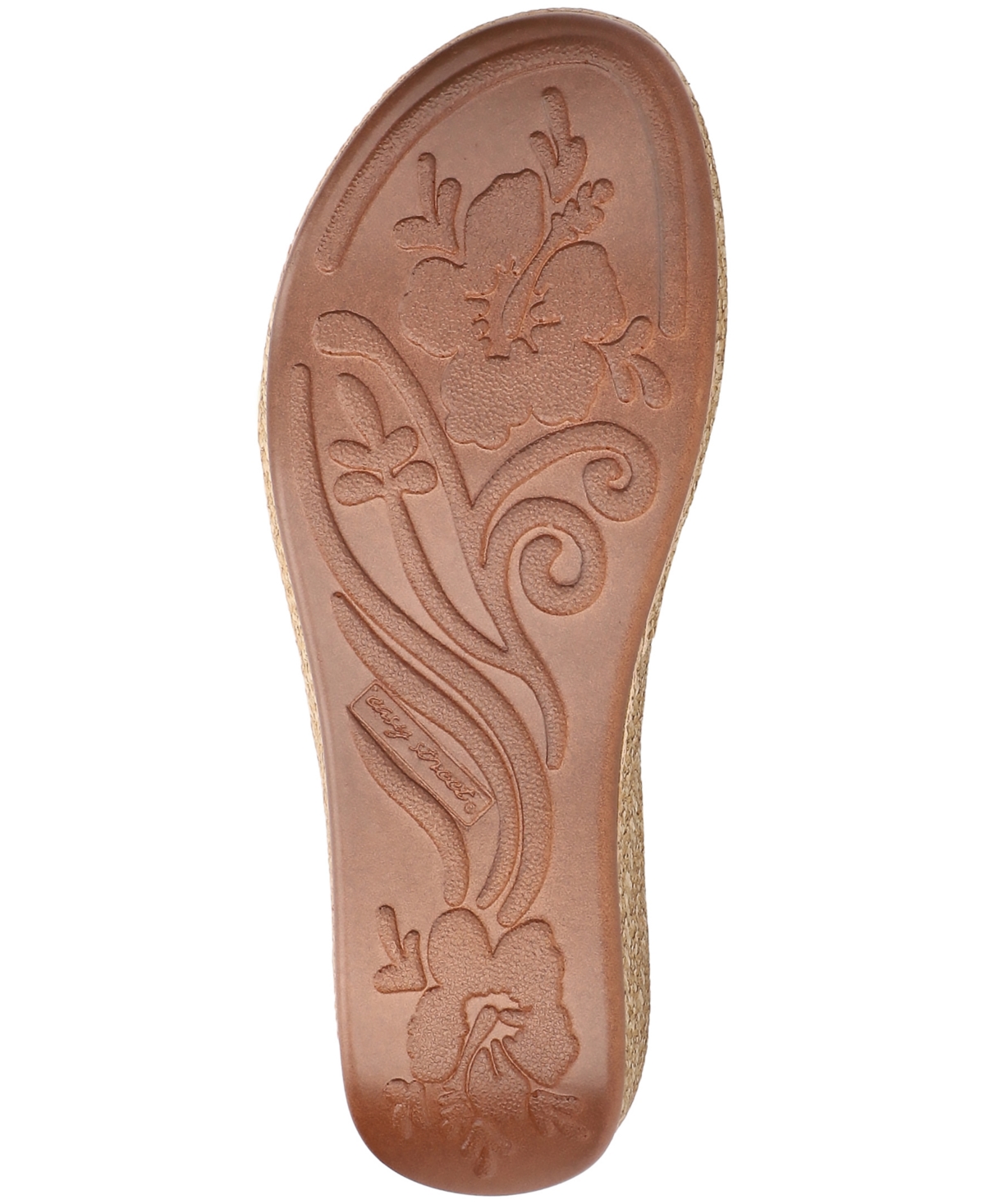Shop Easy Street Women's Lua Wedge Heel Sandals In Tan
