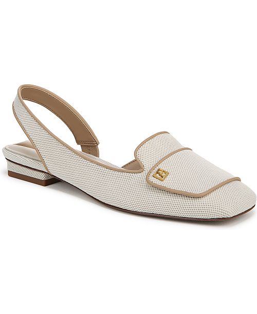alfani Franco Sarto Teagan Square Toe Slingback Flats Women's Fashion Shoes & Accessories