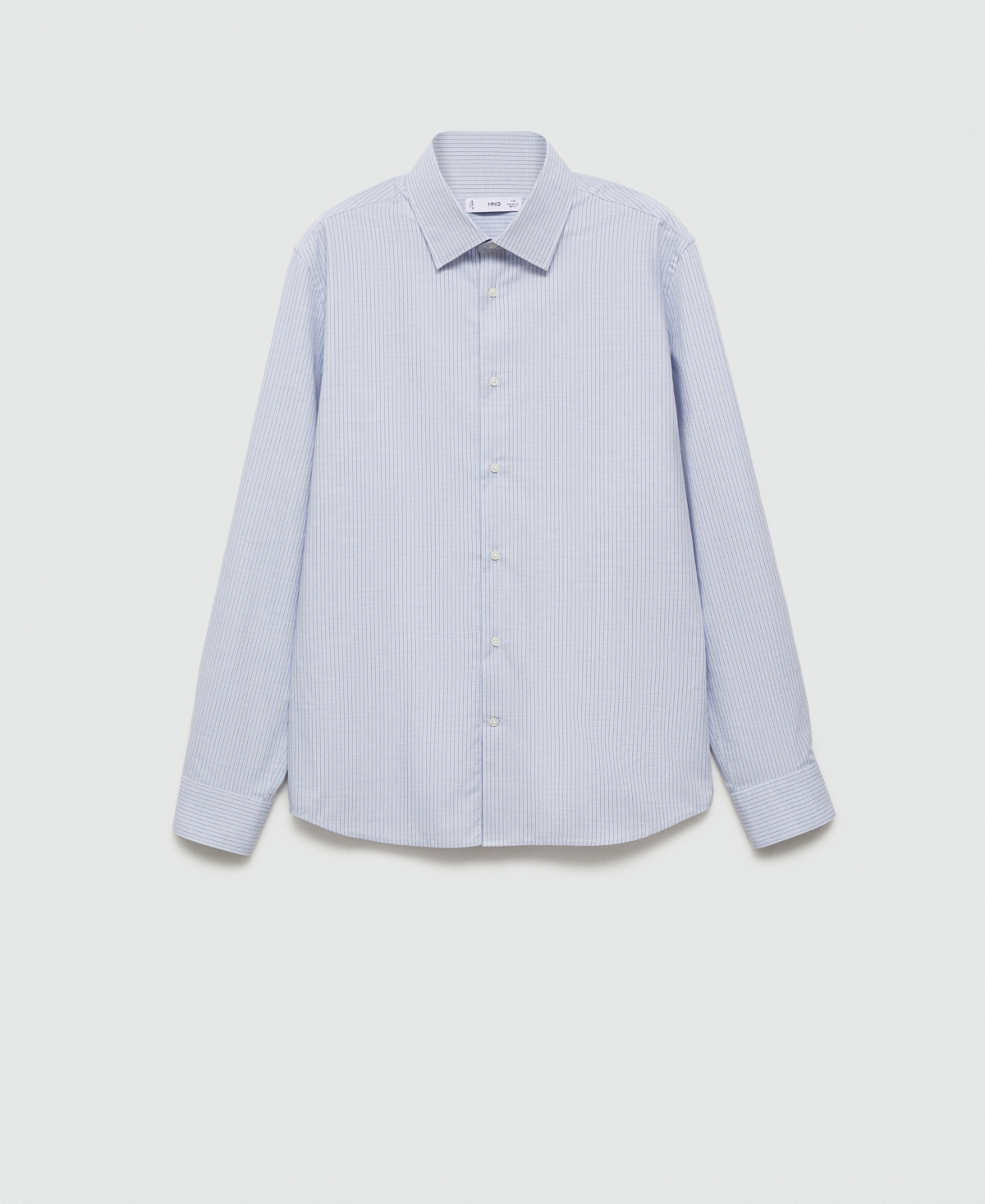 Mango Men's Slim-Fit Cotton Pinstripe Shirt