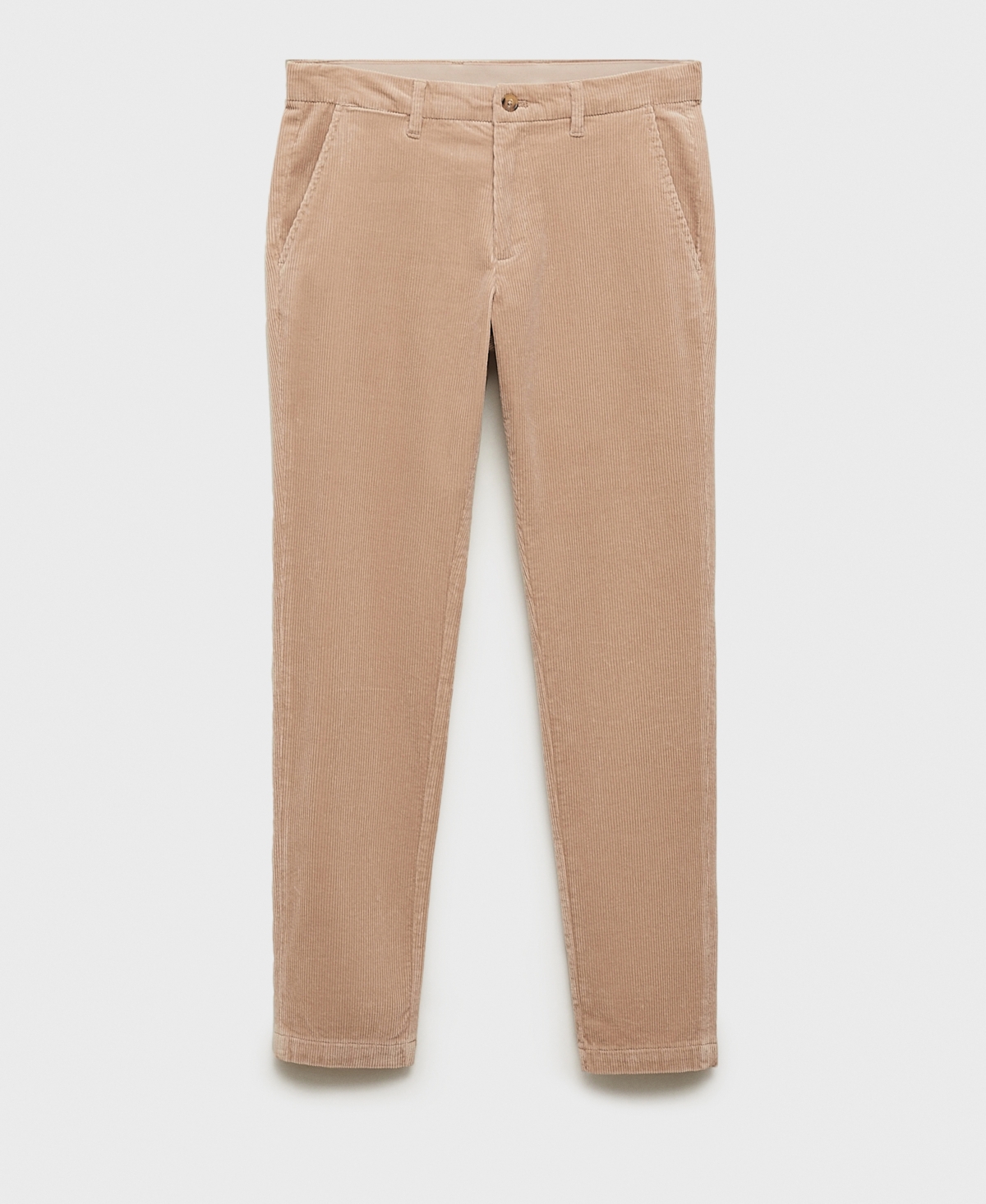 Mango Men's Slim-fit Corduroy Pants In Beige