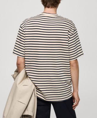 Men's Relaxed-Fit Striped T-Shirt