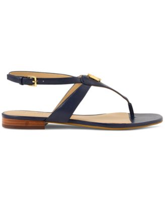 【Lauren Ralph Lauren】★サンダル★ Everley Thong Sandals Lauren Ralph Lauren Women's Everly Thong Flat Sandals - Macy's