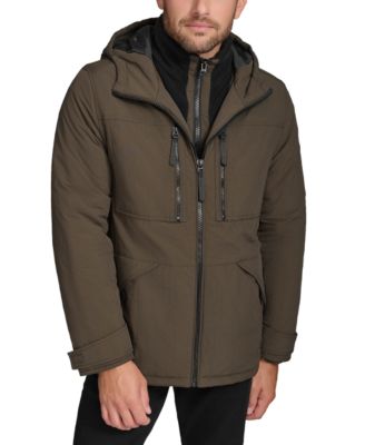 Marc New York - Men's Turon Y-2 Crinkle Zip Front Jacket with Inner Bib