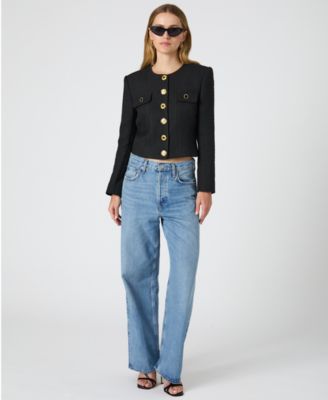 Women's Structured Button-Front Jacket