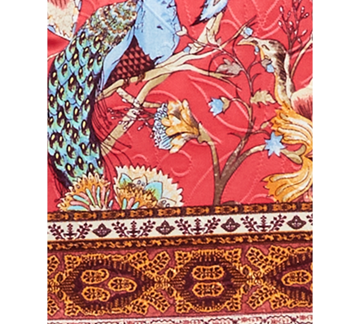 JM COLLECTION WOMEN'S PRINTED JACQUARD SCOOP-NECK TOP, CREATED FOR MACY'S 